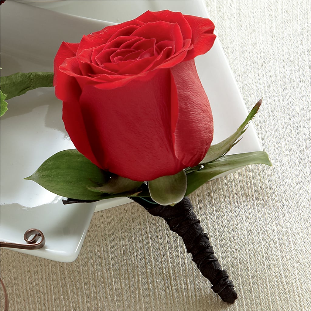 Red Rose Boutonniere – EUGENE'S FLOWER HOME, Springfield OR