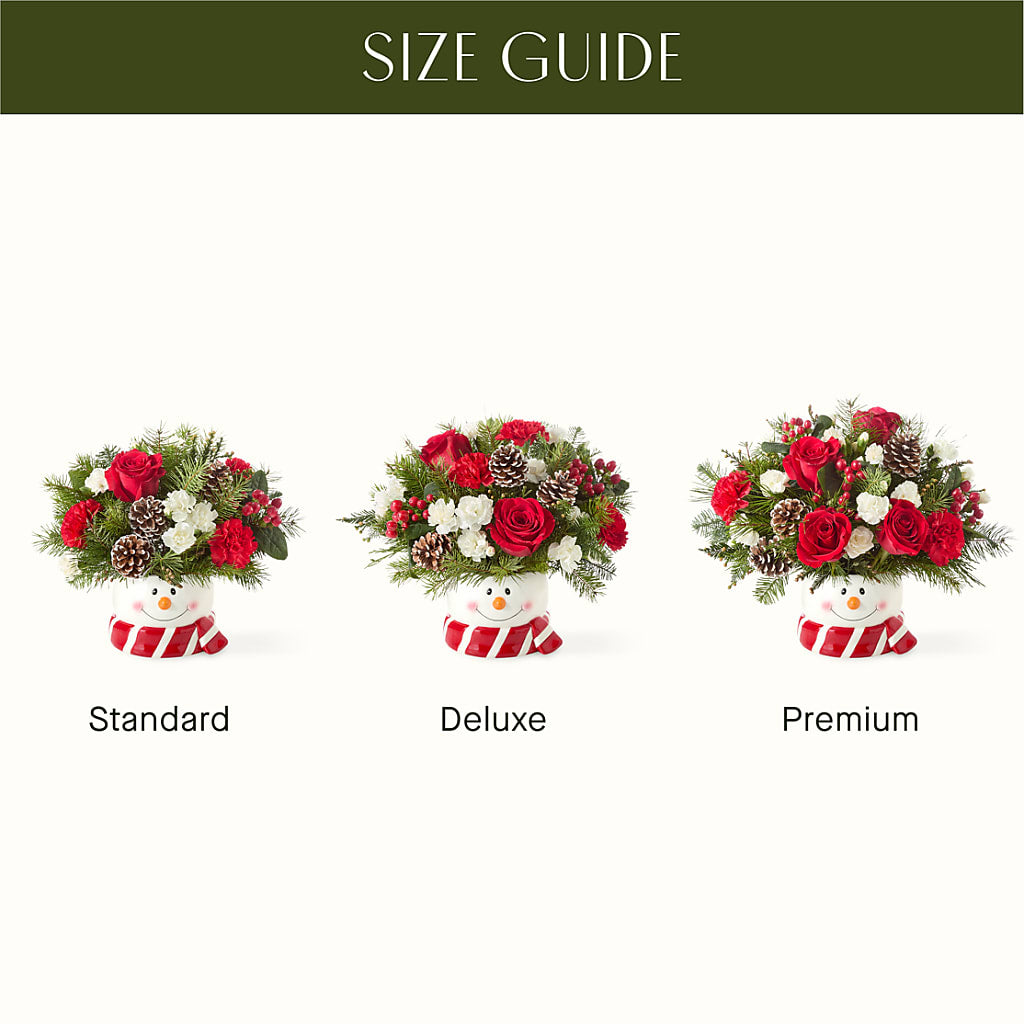 Jolly Snowman Bouquet – EUGENE'S FLOWER HOME, Springfield OR