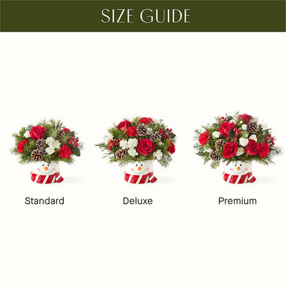 Jolly Snowman Bouquet – EUGENE'S FLOWER HOME, Springfield OR
