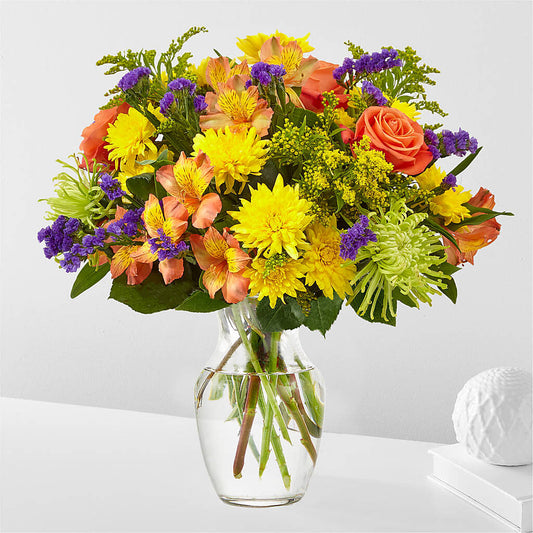 Marmalade Skies Bouquet – EUGENE'S FLOWER HOME, Springfield OR