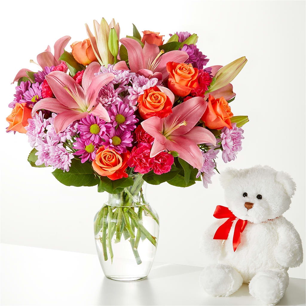 One and Only Bouquet and Bear Bundle – EUGENE'S FLOWER HOME, Springfield OR