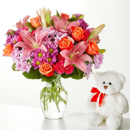 One and Only Bouquet and Bear Bundle – EUGENE'S FLOWER HOME, Springfield OR