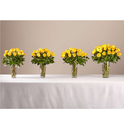 Long Stem Yellow Rose Bouquet – EUGENE'S FLOWER HOME, Springfield OR