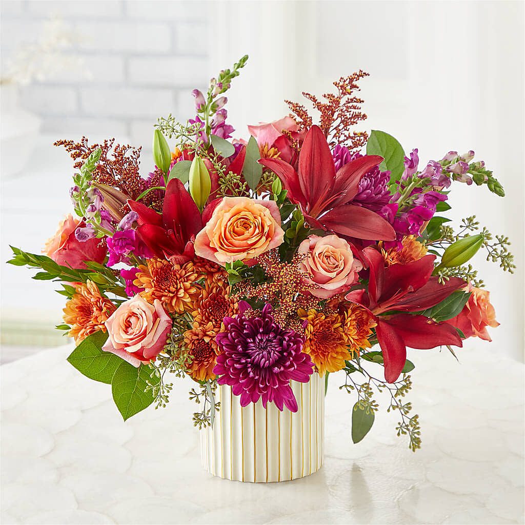 Burgundy Landscape Bouquet – EUGENE'S FLOWER HOME, Springfield OR