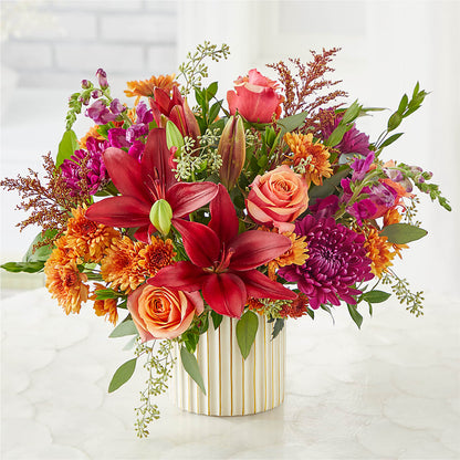 Burgundy Landscape Bouquet – EUGENE'S FLOWER HOME, Springfield OR