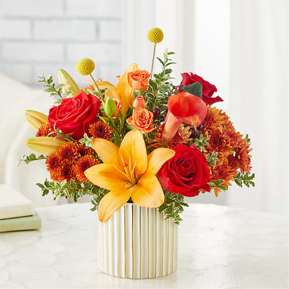 Scarlet Skies Bouquet – EUGENE'S FLOWER HOME, Springfield OR