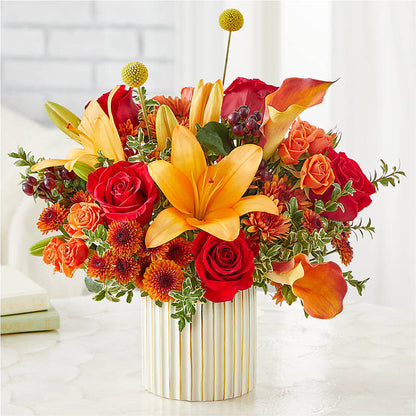 Scarlet Skies Bouquet – EUGENE'S FLOWER HOME, Springfield OR