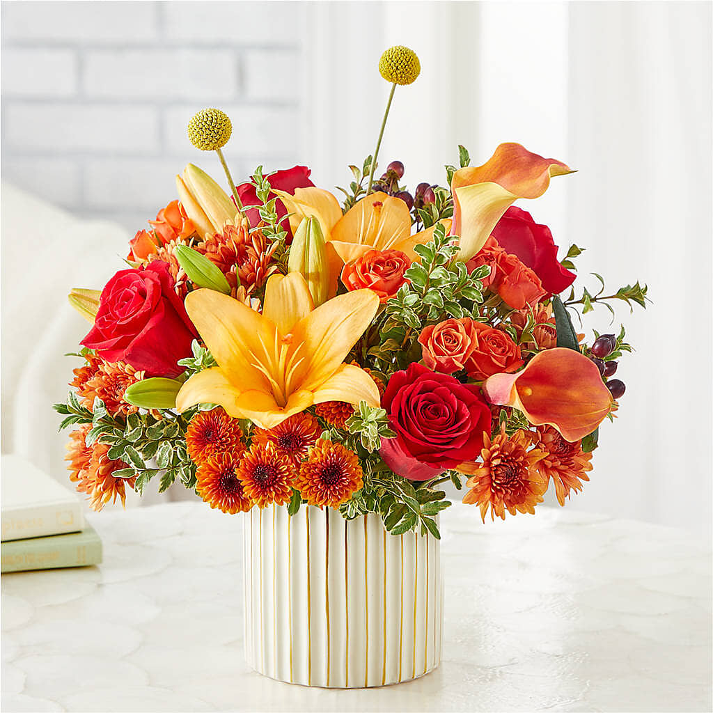 Scarlet Skies Bouquet – EUGENE'S FLOWER HOME, Springfield OR