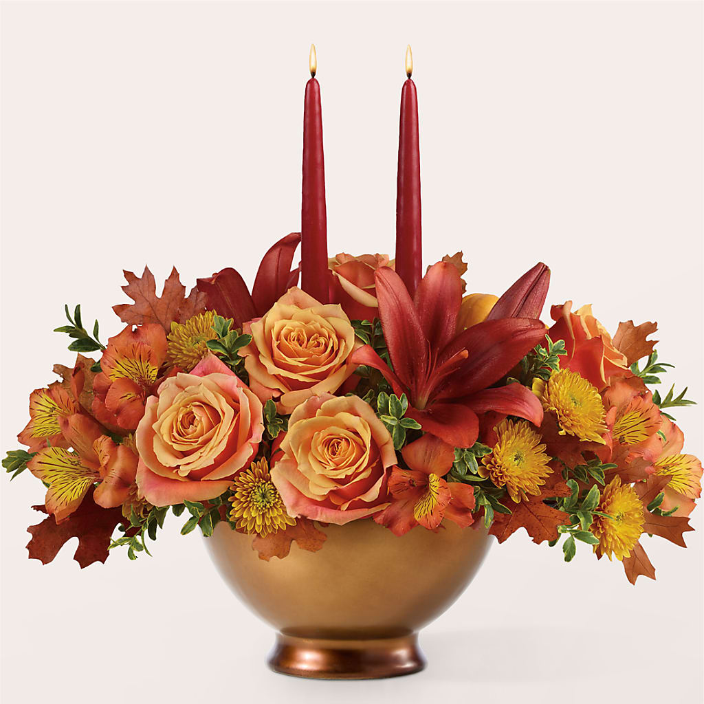 Harvest Table Centerpiece – EUGENE'S FLOWER HOME, Springfield OR