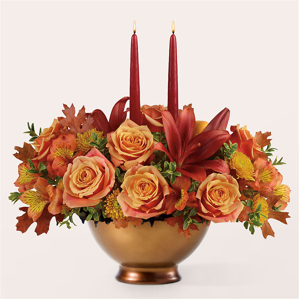 Harvest Table Centerpiece – EUGENE'S FLOWER HOME, Springfield OR