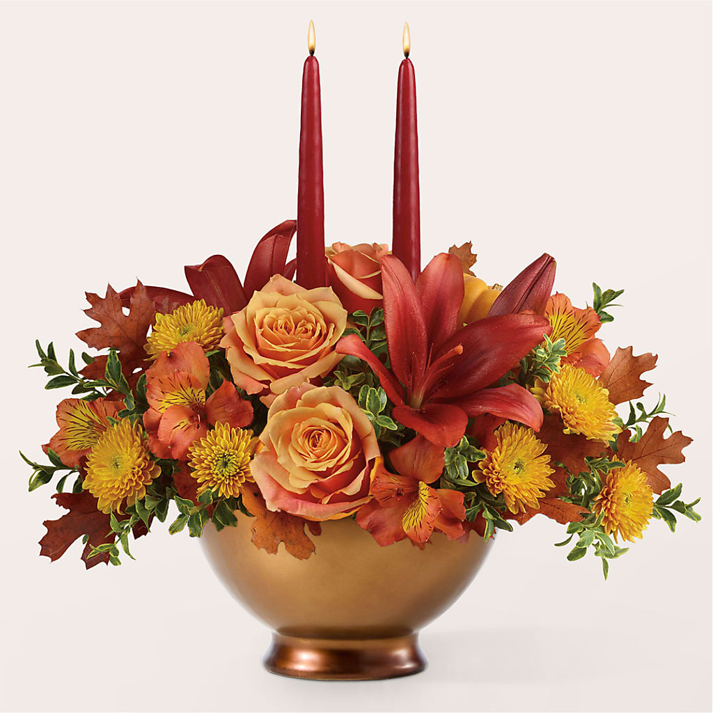 Harvest Table Centerpiece – EUGENE'S FLOWER HOME, Springfield OR