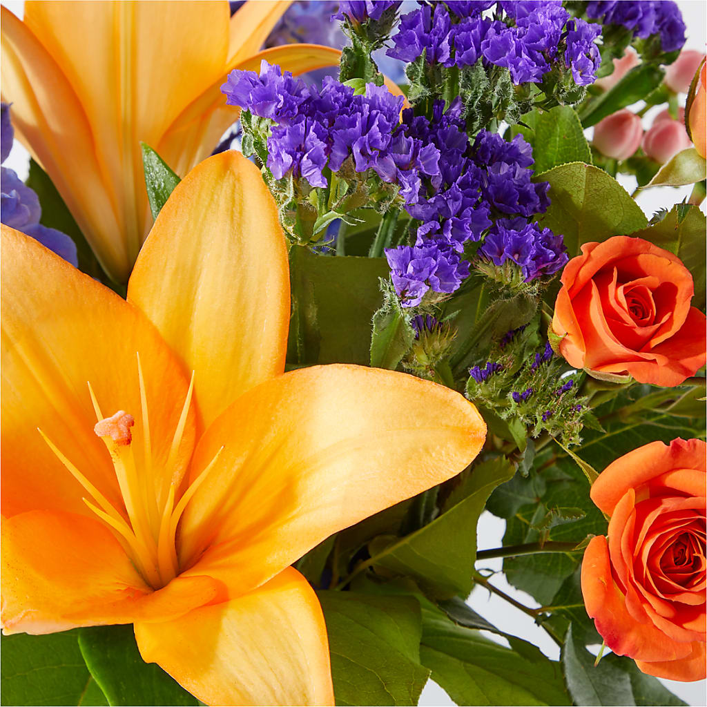Radiant Citrus Bouquet – EUGENE'S FLOWER HOME, Springfield OR