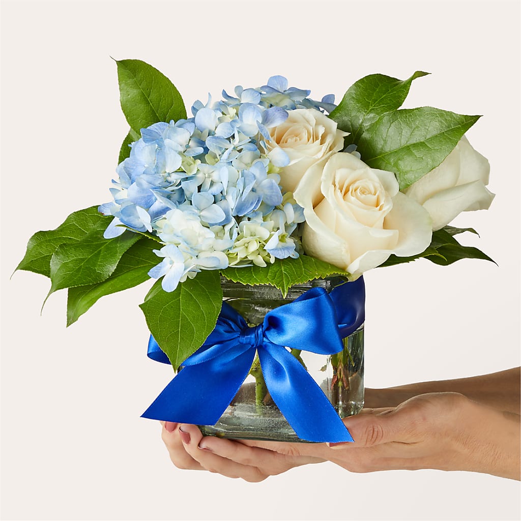 Sky Blue Delight Bouquet – EUGENE'S FLOWER HOME, Springfield OR