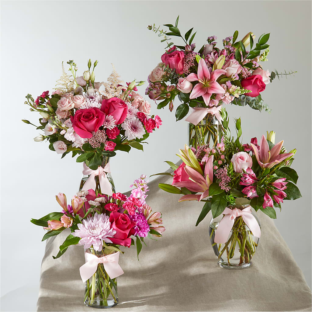 Pink Ribbon - A Florist Original – EUGENE'S FLOWER HOME, Springfield OR