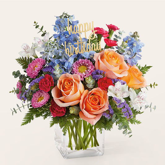 Birthday Bash Bouquet – EUGENE'S FLOWER HOME, Springfield OR