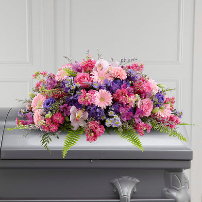 Glorious Garden Casket Spray – EUGENE'S FLOWER HOME, Springfield OR