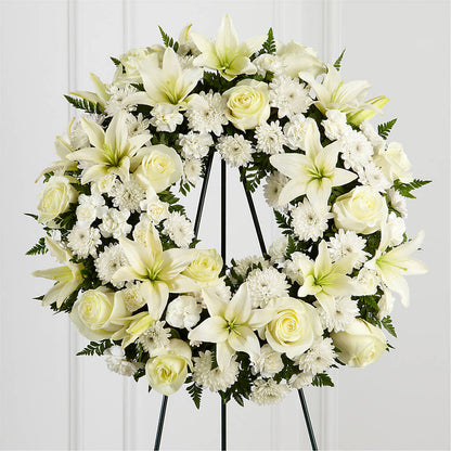 Treasured Tribute Wreath – EUGENE'S FLOWER HOME, Springfield OR