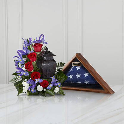Patriotic Tribute Arrangement – EUGENE'S FLOWER HOME, Springfield OR