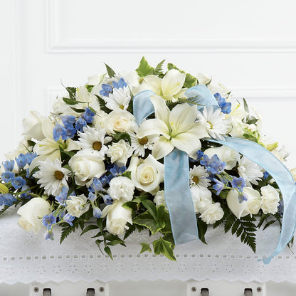 Tender Treasure Casket Spray – EUGENE'S FLOWER HOME, Springfield OR
