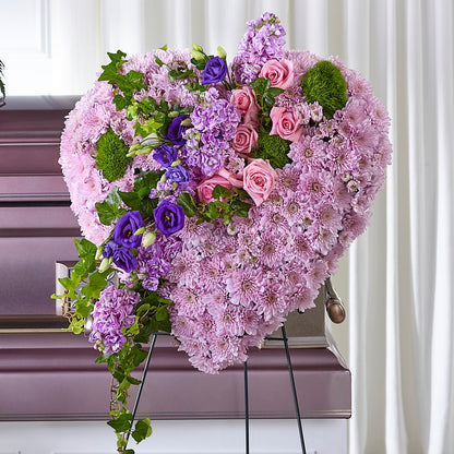 Treasured Love Standing Heart – EUGENE'S FLOWER HOME, Springfield OR
