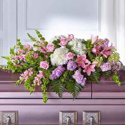 Life's Gratitude Casket Spray – EUGENE'S FLOWER HOME, Springfield OR