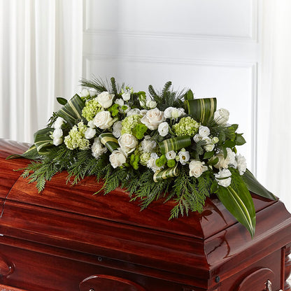 Hopeful Gesture Casket Spray – EUGENE'S FLOWER HOME, Springfield OR