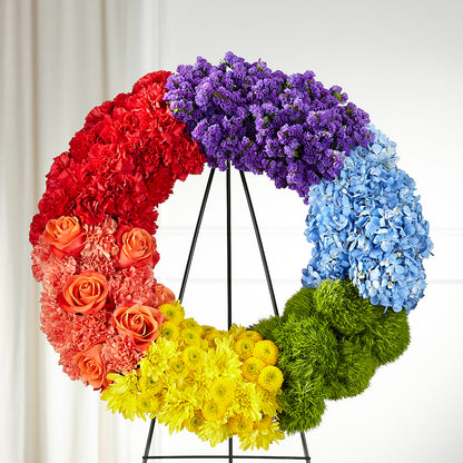 Circle of Love Wreath – EUGENE'S FLOWER HOME, Springfield OR