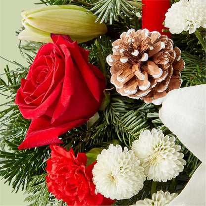 Seasonal Festivities Centerpiece – EUGENE'S FLOWER HOME, Springfield OR