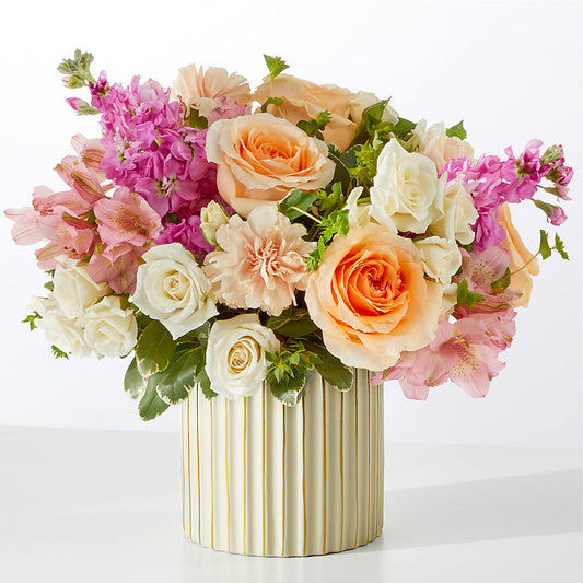 Paradise Bouquet with Ivory Vase – EUGENE'S FLOWER HOME, Springfield OR