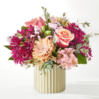 Berry Cobbler Bouquet with Ivory Vase – EUGENE'S FLOWER HOME, Springfield OR