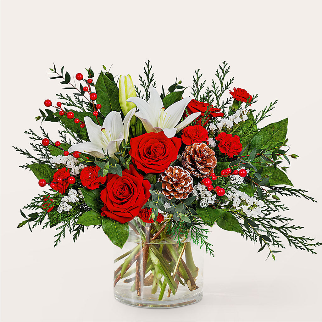 Best in Snow Bouquet – EUGENE'S FLOWER HOME, Springfield OR