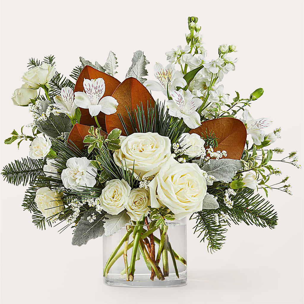 Fresh Snowfall Bouquet – EUGENE'S FLOWER HOME, Springfield OR